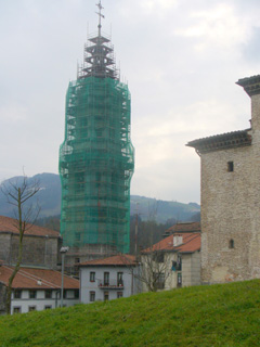 Andamio Iglesia de Azkoitia